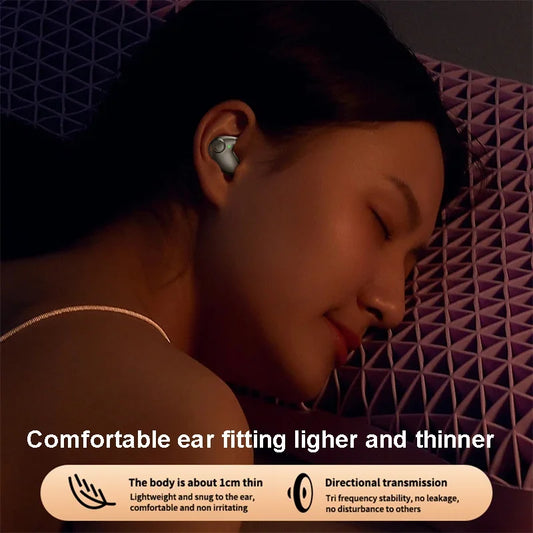 NightBuds™ Invisible Sleep Earbuds — Wireless Bluetooth 5.3 for Side Sleepers | Noise Reduction | IPX5 Waterproof