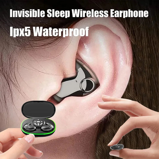 NightBuds™ Invisible Sleep Earbuds — Wireless Bluetooth 5.3 for Side Sleepers | Noise Reduction | IPX5 Waterproof
